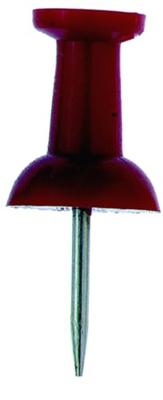Alco al-662-12 pushpins doosje a 40 stuks rood