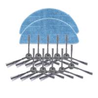 XI246 5 paar K614 side brushes + 2 stuks I201 vodden set voor ILIFE V3S Pro/V3S/V5S Pro/V50/V5S - thumbnail