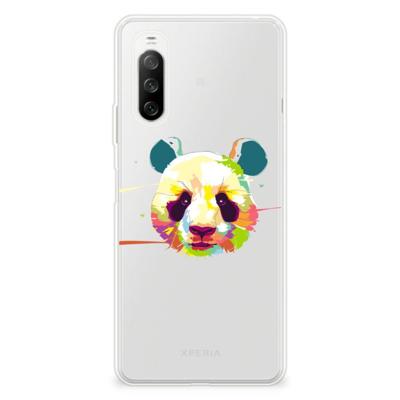 Sony Xperia 10 III Telefoonhoesje met Naam Panda Color Sony Xperia 10 III Telefoonhoesje met Naam Panda Color