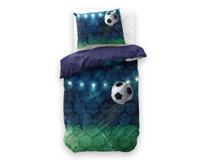 Little Monster Live football Blauw 140 x 200/220 cm - thumbnail