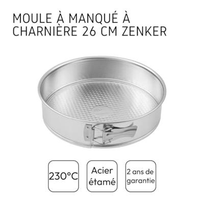 Zenker springvorm zilver 26cm