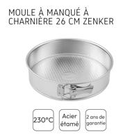 Zenker springvorm zilver 26cm - thumbnail