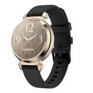 By Qubix - Siliconen bandje - Zwart - Compatible met Garmin Lily 2 - Compatible Garmin bandje - thumbnail