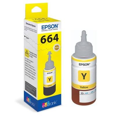 Epson T6644 Geel 70ml inkt voor ecotank Epson T6644 Geel 70ml inkt voor ecotank