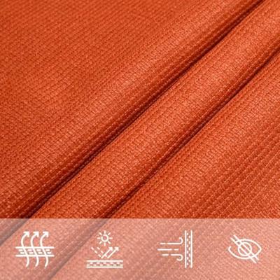 Zonnezeil 160 g/m² trapezium 4/5x4 m HDPE oranje - thumbnail