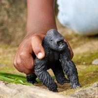 Schleich wild life gorilla, mannetje 14770 - thumbnail
