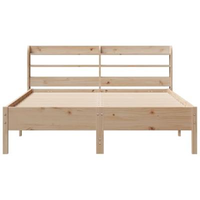 Bedframe zonder matras massief grenenhout 135x190 cm