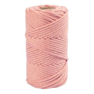 Creativ Company Macrame koord roze, 55m