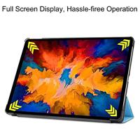 3-Vouw sleepcover hoes - Lenovo Tab P11 Pro - Lichtblauw - thumbnail
