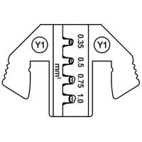 TOOLCRAFT TO-9625878 Krimpinzetstuk Yazaki YES/YESC 1,5 onverzegeld contact Terminal 0.35 tot 1 mm² Geschikt voor merk TOOLCRAFT - thumbnail