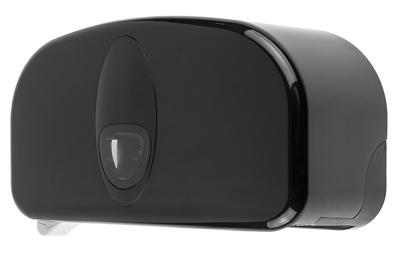 PlastiQline 2020 PlastiQline 2020 kunststof 2-rols toiletrolhouder (standaard) PQB20Duo - zwart PlastiQline 2020 PlastiQline 2020 kunststof 2-rols toiletrolhouder (standaard) PQB20Duo - zwart