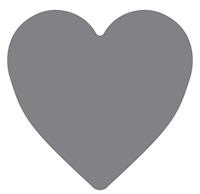 Fiskars handpons, hart, gatgrootte 5 mm, 1 stuk - thumbnail