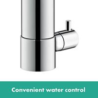 Hansgrohe Zesis M33 ééngreeps keukenmengkraan 200 met stopkraan voor keukenapparatuur, CoolStart 1jet, chroom - thumbnail