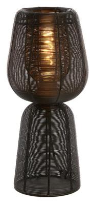 Light & Living Tafellamp 'Aboso' 42cm, kleur Mat Zwart