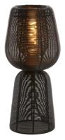 Light & Living Tafellamp 'Aboso' 42cm, kleur Mat Zwart - thumbnail