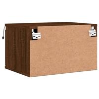 Nachtkastje met LED's wandgemonteerd bruineikenkleurig - thumbnail