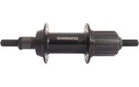 Shimano achternaaf 7 speed fh-ty500 36 gaats vaste as zwart - thumbnail