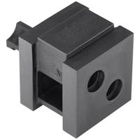 HellermannTyton VP-S_/6-7_Ins-dbl-PL-BK (20) Dubbele doorvoertule Halogeenvrij Kunststof Zwart 20 stuk(s) - thumbnail