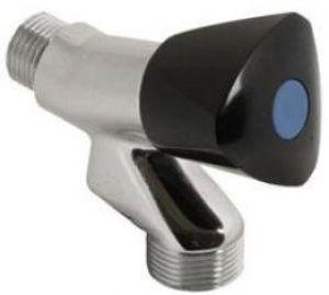 Bonfix Beluchterkraan / wasmachinekraan met keerklep en zwarte knop
