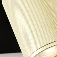 Brilliant OpbouwspotMarty zwart met goud - G99201/86 - thumbnail