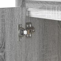 Nachtkastje met lade met Grijs 50 x 34.5 x 50 cm. Bewerkt hout - thumbnail