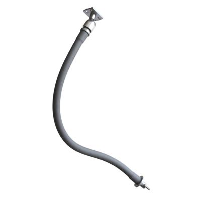 Flexibele zwanenhals 55 cm grijs