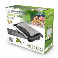 Esperanza EKG006 Elektrische grill 750W Inox / Zwart - thumbnail