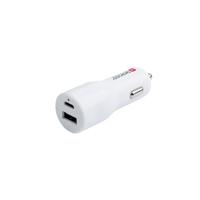 Skross Dual Car Charger 20W PD dual Car Charger 20 W PD Stroombelasting (max.): 3.00 A 12 V naar 5 V, 12/24 V, 24 V naar 5 V - thumbnail
