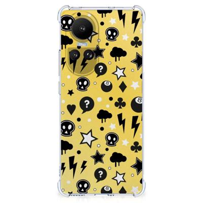 Extreme Case OPPO Reno10 | 10 Pro Punk Geel Extreme Case OPPO Reno10 | 10 Pro Punk Geel