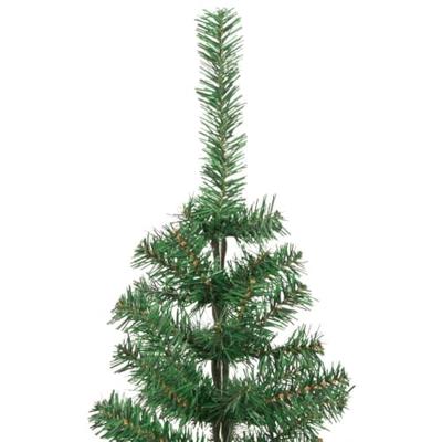 VidaXL Kerstboom met 150 led met standaard groen 120 cm pvc
