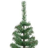 VidaXL Kerstboom met 150 led met standaard groen 120 cm pvc - thumbnail