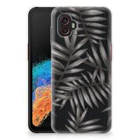 Samsung Galaxy Xcover 6 Pro | TPU Case | Leaves Grey - thumbnail
