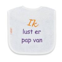 Funnies slabber Ik lust er pap van 40 cm katoen - thumbnail
