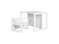 roba Kindertafel met stoel Montessori 3-in-1 (Wit) - thumbnail