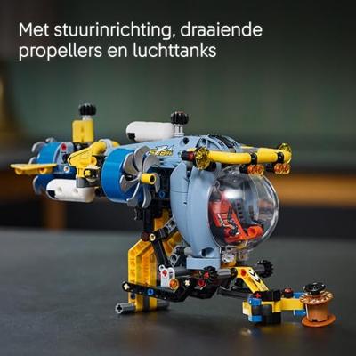 LEGO technic 42201 onderzeeer voor diepzeeonderzoek LEGO technic 42201 onderzeeer voor diepzeeonderzoek