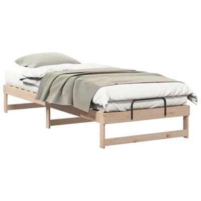 Bedframe met Draaghandvatten Bruin 90 x 220 cm Bedframe met Draaghandvatten Bruin 90 x 220 cm