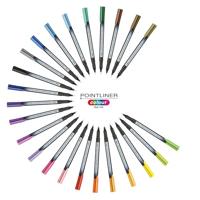 Fineliner pentel pointliner s40-b fijn rood - thumbnail