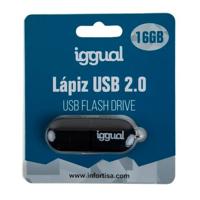 USB stick iggual IGG318492 Zwart USB 2.0 x 1 - thumbnail