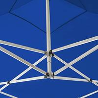 VidaXL Partytent inklapbaar met wanden 2x2 m aluminium blauw - thumbnail