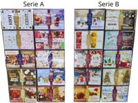 Kerstkaarten 10 in showdoos+envelop ABC - thumbnail