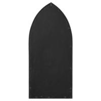 Tuinspiegel 100x45 cm ijzer zwart - thumbnail