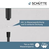Schutte SAMOA RAIN handdouche | Mat Zwart - 60256 - thumbnail