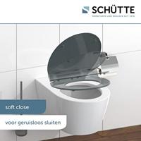 Duroplast WC-bril SLIM ANTHRAZIT met soft-close en quick-release, antraciet - thumbnail