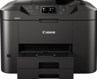 Canon MAXIFY MB2750 4 ipm b/n 15.5 ipm col Multifunctionele printer Inkjet Kleur A4 LAN, WiFi, Duplex, ADF