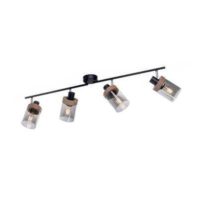 Just Light PlafondlampPasqual 4-lichts zwart - 11313-18