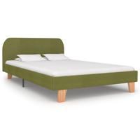 vidaXL Bedframe stof groen 120x200 cm - thumbnail