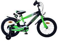 Volare sportivo kinderfiets - jongens - 16 inch - groen zwart - twee handremmen - thumbnail