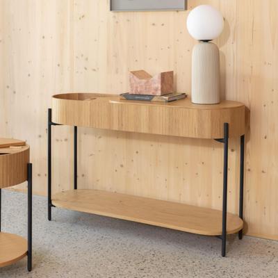 Zuiver Sidetable 'Slides' Eikenhout, 120cm, kleur Naturel