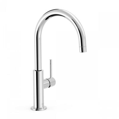 Wastafelmengkraan Tres Study Exclusive 32,4 cm met Hendel Uitloop Gebogen Rond Chroom Wastafelmengkraan Tres Study Exclusive 32,4 cm met Hendel Uitloop Gebogen Rond Chroom