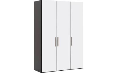 Goossens Kledingkast Easy Storage Ddk, Kledingkast 153 cm breed, 220 cm hoog, 3x glas draaideur Goossens Kledingkast Easy Storage Ddk, Kledingkast 153 cm breed, 220 cm hoog, 3x glas draaideur